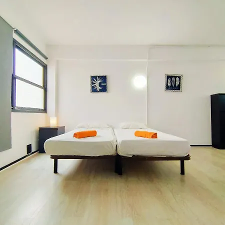 公寓 Bonito Estudio Cerca De Playa *