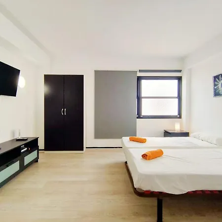 公寓 Bonito Estudio Cerca De Playa *